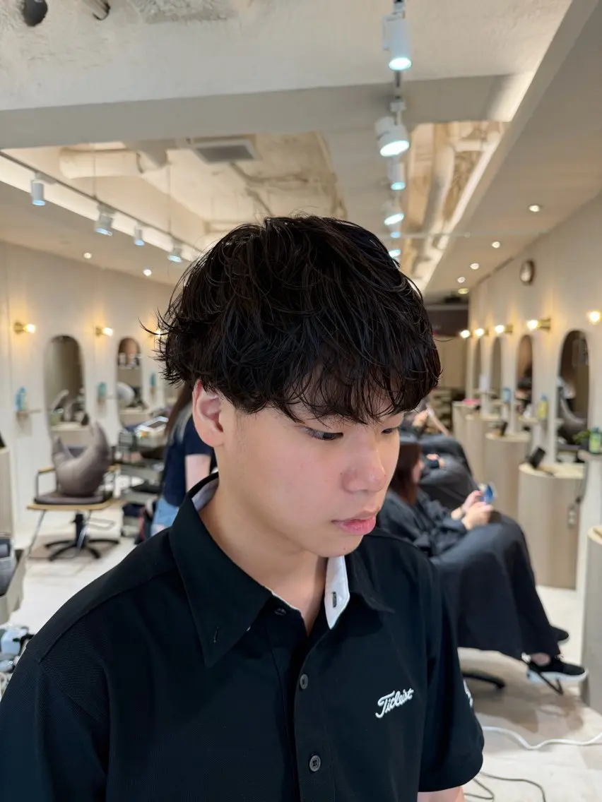 ショート カット パーマ 【yuni】 コタロウのヘアスタイル