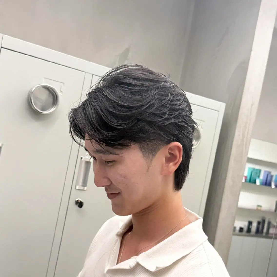 パーマ メンズ フェザーパーマ メンズパーマ カット パーマ 名古屋のメンズパーマ /fifth/正岡のヘアスタイル