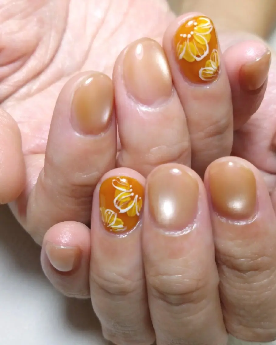 ネイル フラワーネイル Calico Nailのネイルデザイン