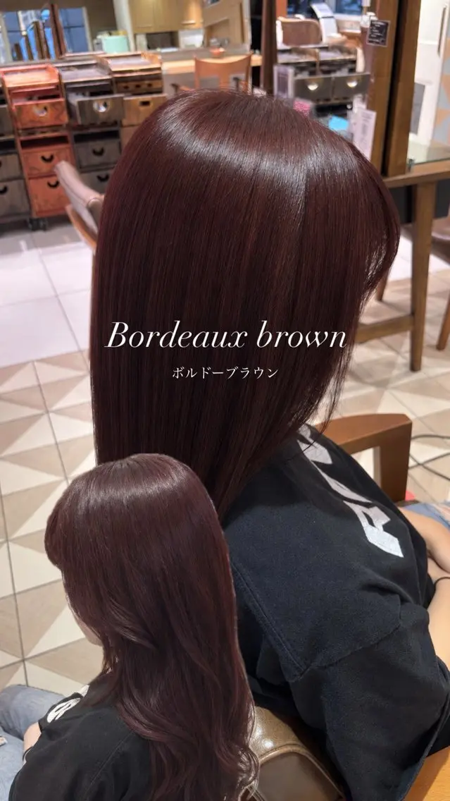 カラー ボルドーカラー ブラウンカラー レッドカラー ヘアカラー 高橋 虎士朗 /自由が丘/カラーのヘアスタイル