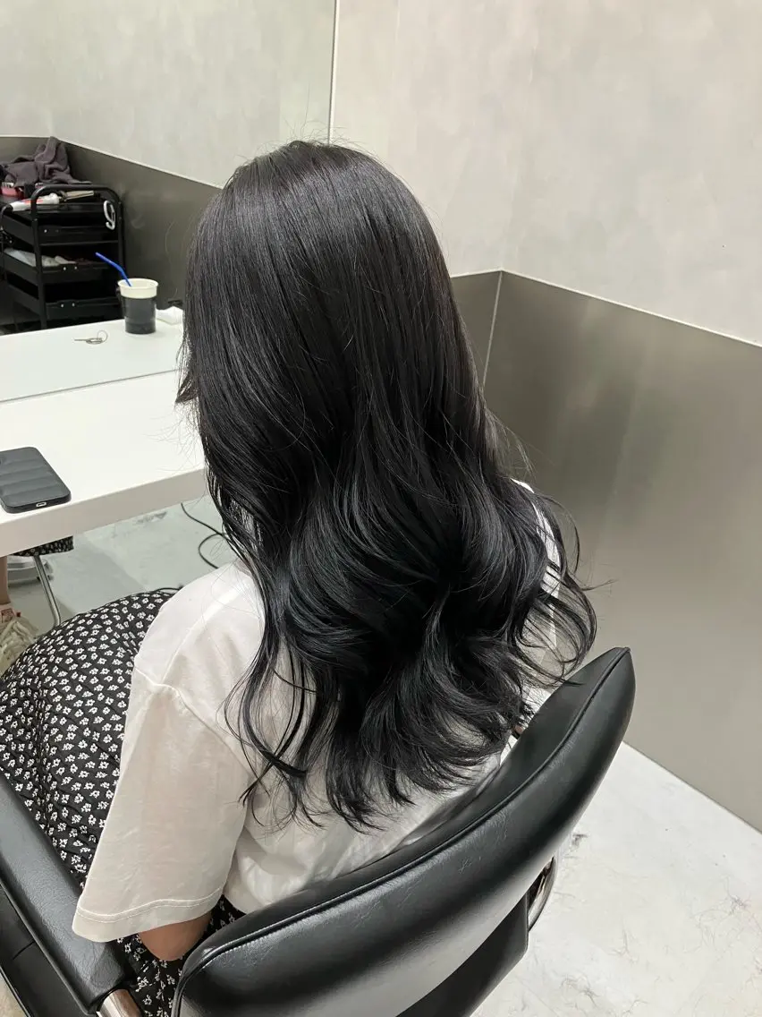 カラー カット ヘアカラー トリートメント 💖ブリーチなし透明 感💖ASAHIのヘアスタイル