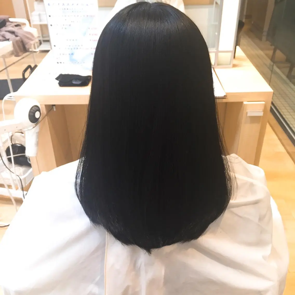 セミロング ヘアカラー トリートメント Ash 亀戸店 岸田奈々👧🏻のヘアスタイル