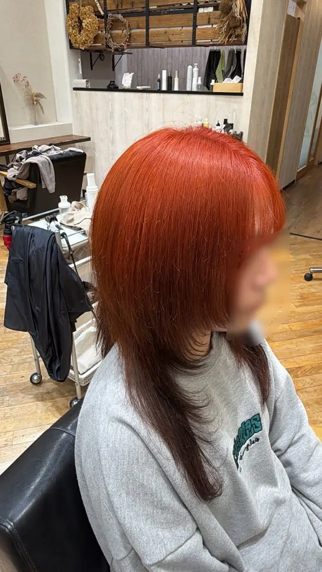セミロング カラー ヘアカラー 🕊️モデル募集中 🕊️北澤直弥のヘアスタイル
