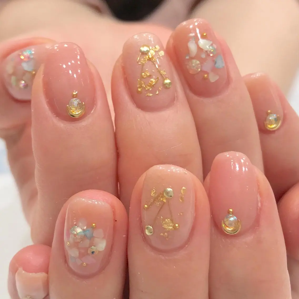 ネイル パステルネイル Ash関内ネイリスト 荒木のネイルデザイン