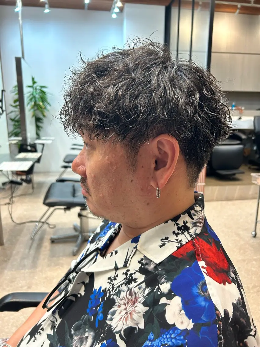 メンズ メンズパーマ メンズツイストパーマ ツイストパーマ 砂川 渉　elima byのヘアスタイル