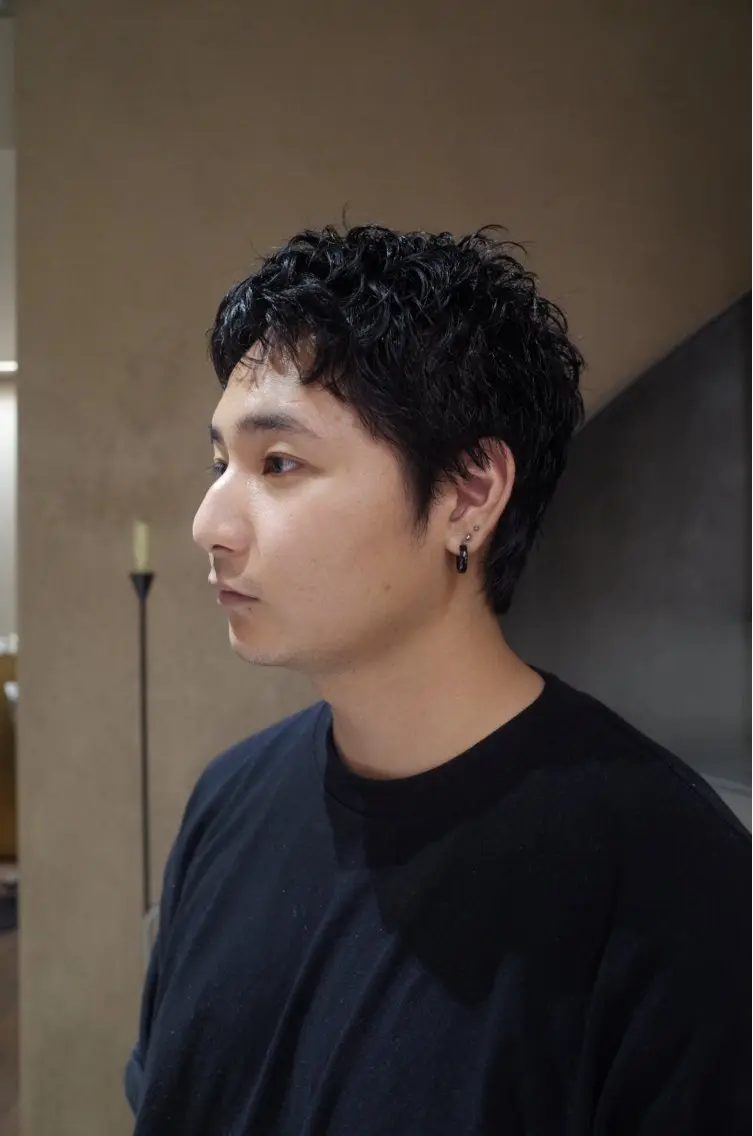 ショート メンズ アベ コハルのヘアスタイル