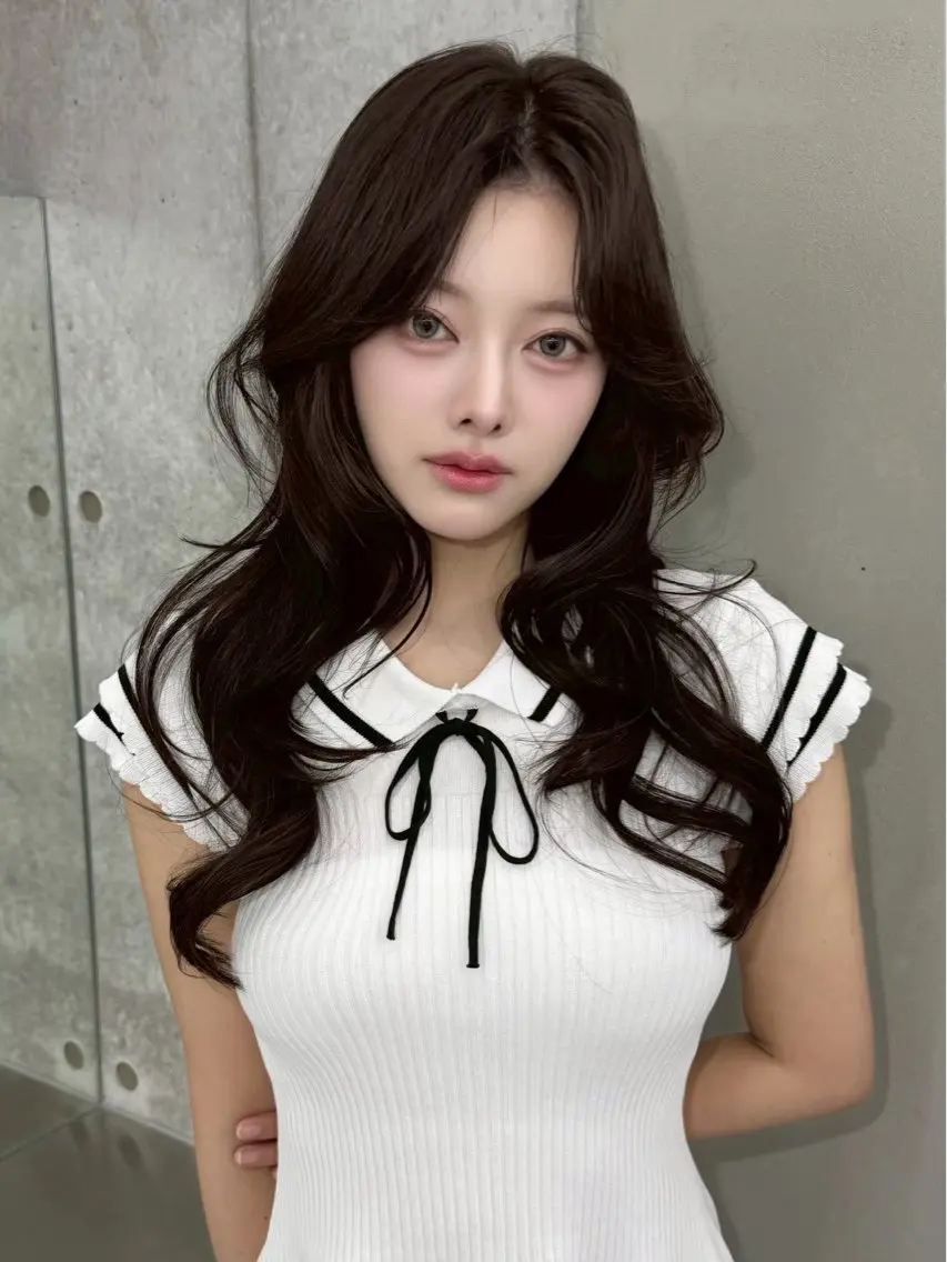 ロング くびれヘア 韓国風ヘア くびれレイヤー レイヤーカット カット ヘアカラー 大宮/縮毛矯正/ 韓国レイヤー/修汰のヘアスタイル