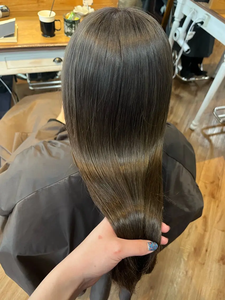 【当日限定クーポン❣️】⭐️ブリーチなしダブルカラー⭐️➕ヘアパックトリートメント💞✨の写真