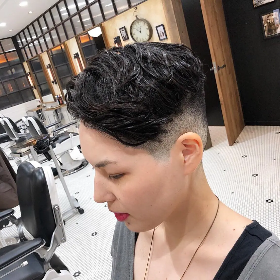 パーマ カット無料/髪質改善 髪質根本改善/艶髪のヘアスタイル