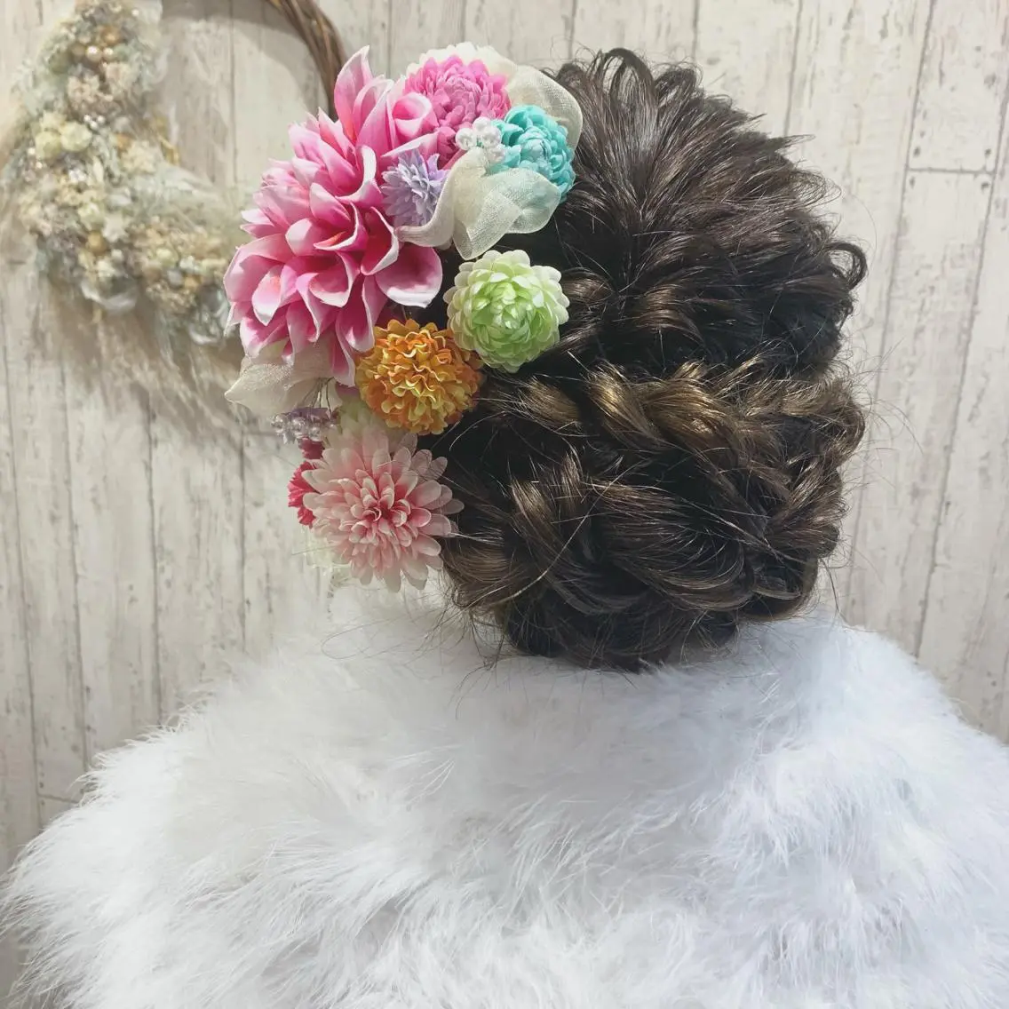 ロング ヘアアレンジ 成人式 古沢 みづきのヘアスタイル