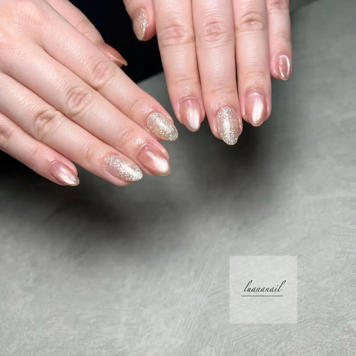 ネイル フラッシュネイル マグネットネイル ハンドネイル luana nailのネイルデザイン