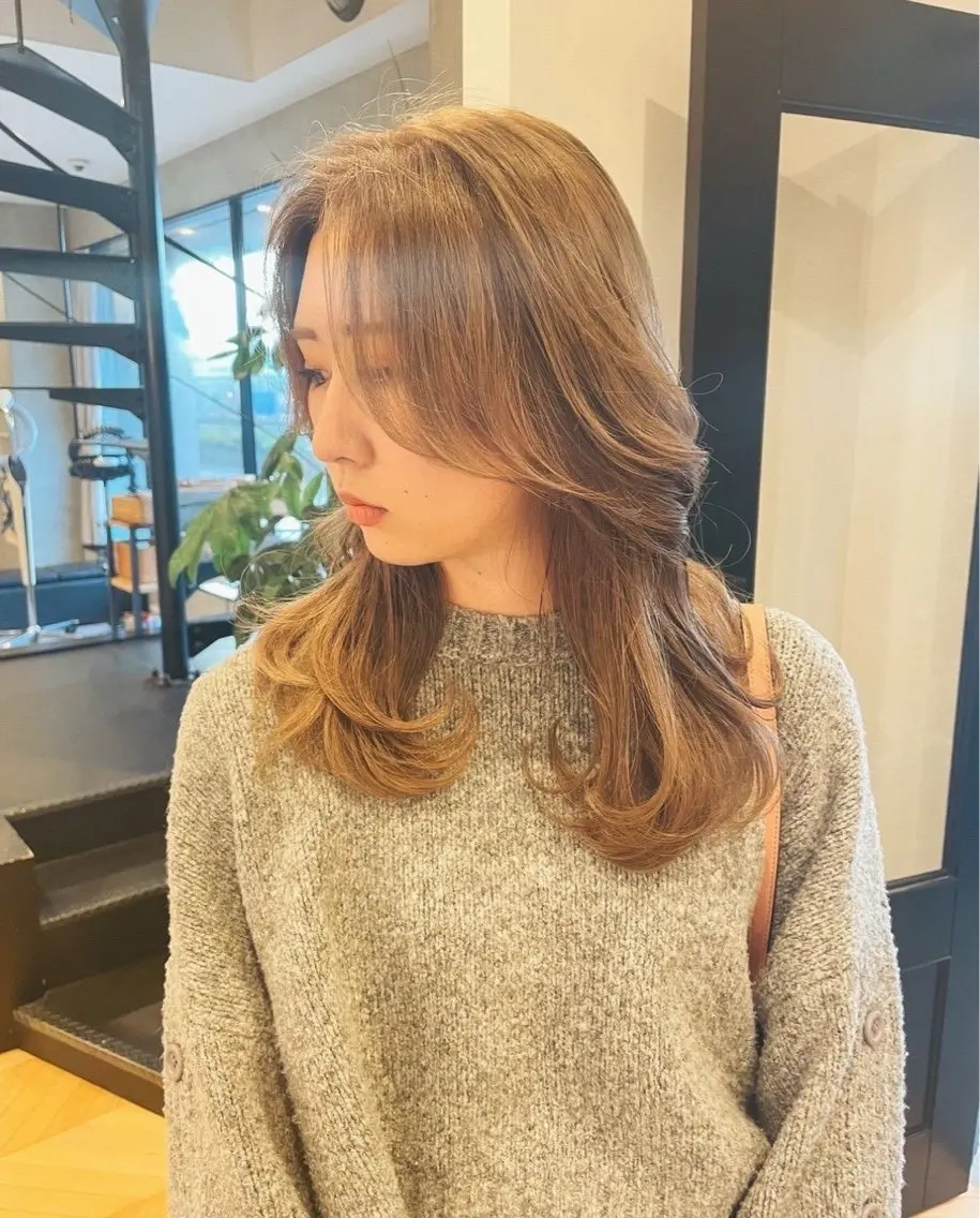 セミロング カットモデル募集中 新潟万代/こたろ🐯のヘアスタイル