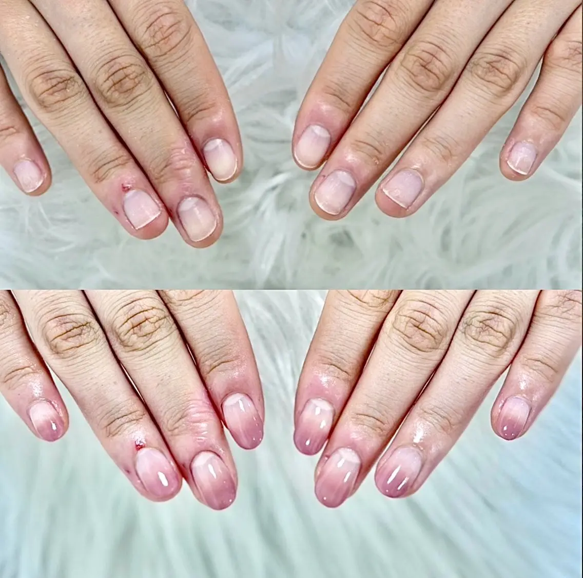 ネイル 長さ出し グラデーション ワンカラーネイル スカルプネイル ショートネイル ハンドネイル PROVE NAIL 爪整体のネイルデザイン