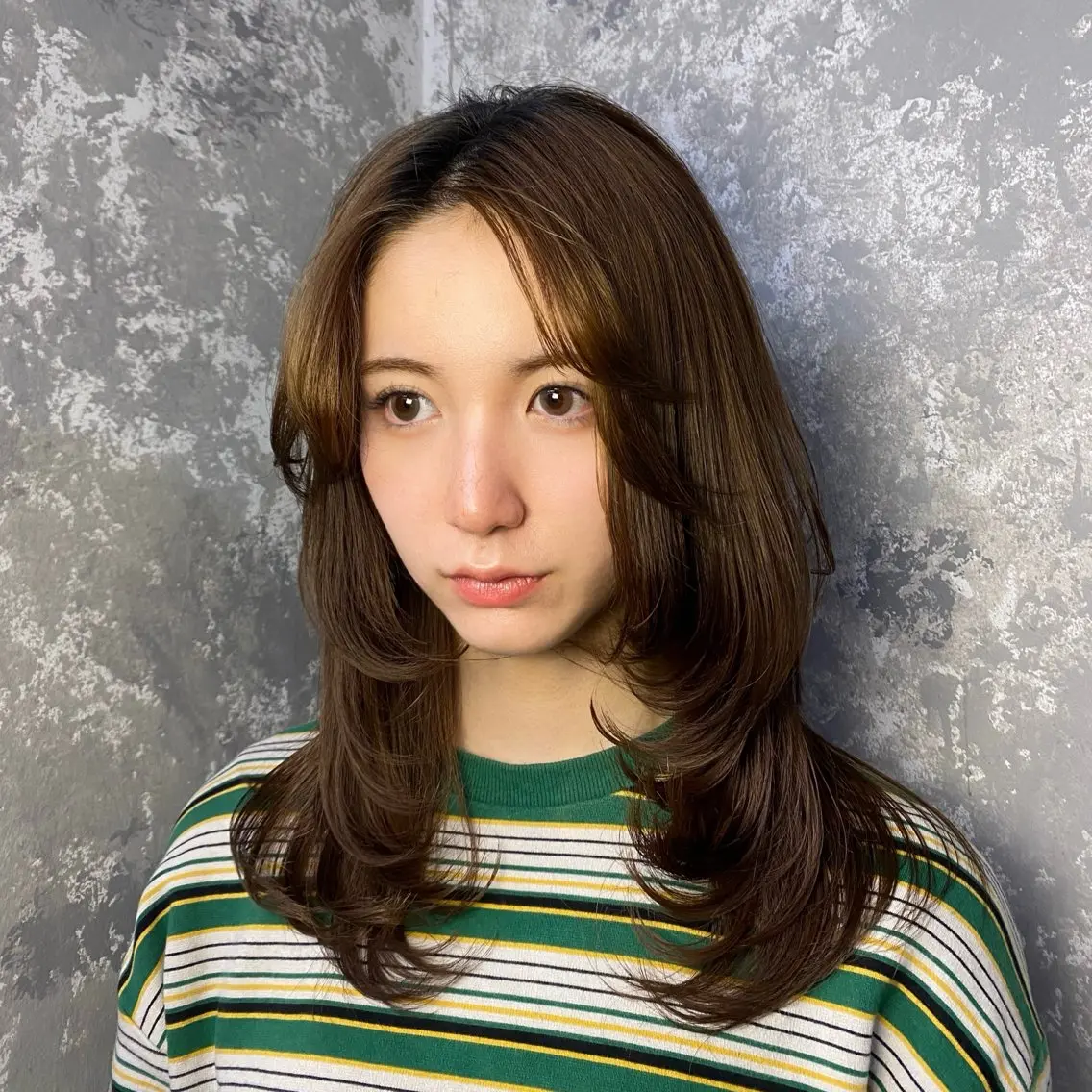 ロング ハイレイヤー レイヤーカット レイヤー🌟 縮毛矯正🩷はるなのヘアスタイル