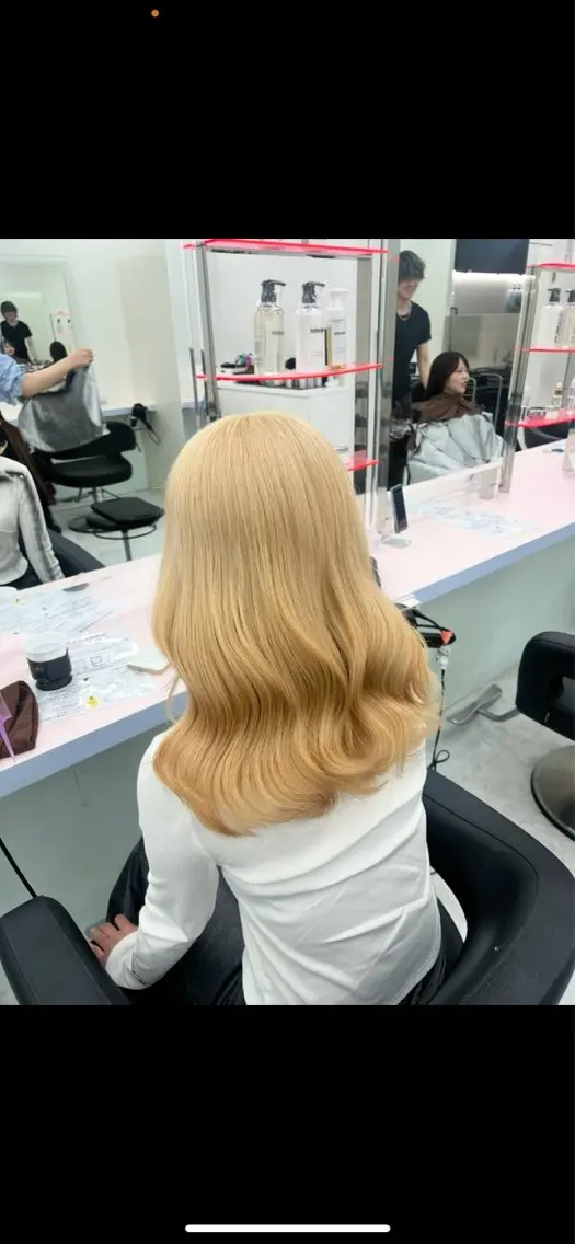 ロング カラー ヘアカラー 韓国風トレンドカラー 🩶RINA🩶のヘアスタイル