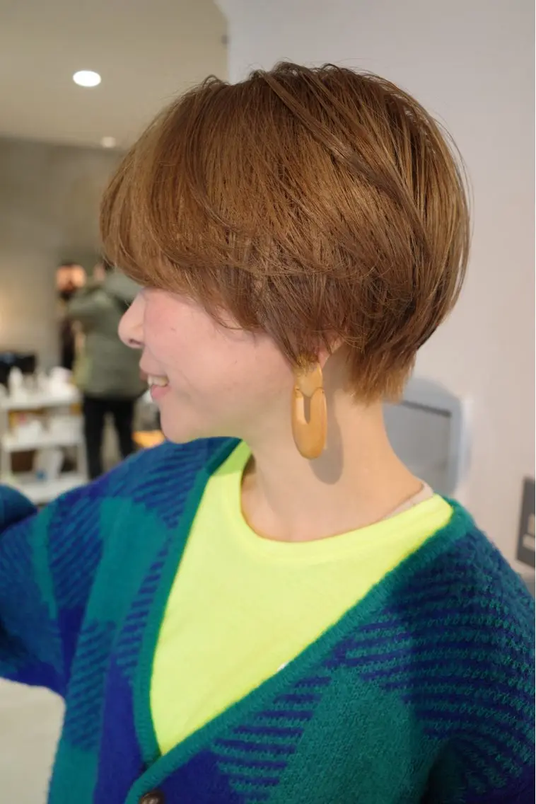 ショート ショートヘア 安藤 結花のヘアスタイル