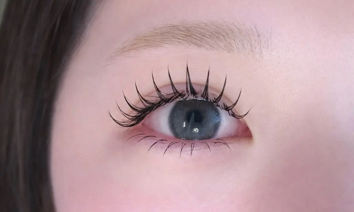 【LED上下エクステ】上まつげ80本+下まつげ20本♦️リピート様6500円の写真