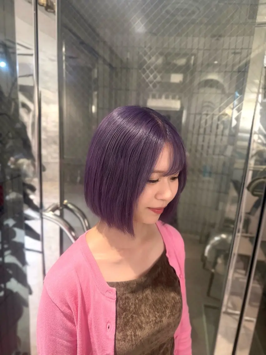 ショート カラー ヘアカラー ᴍᴏᴇ ‎ 〈 en. 〉のヘアスタイル