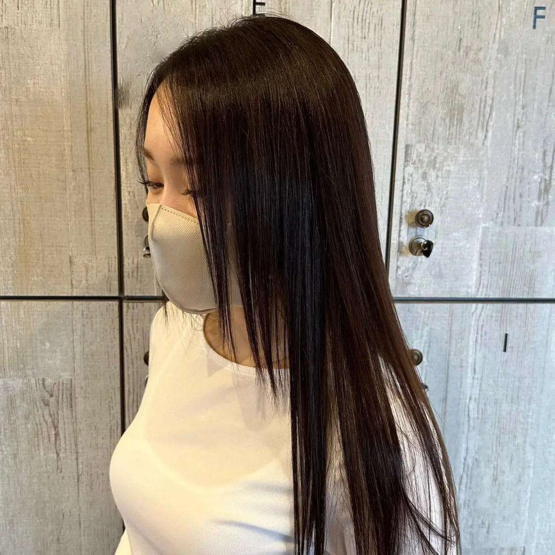 ロング カラー 柔らかいbeige ￤韓国￤🩰マユ🩰のヘアスタイル