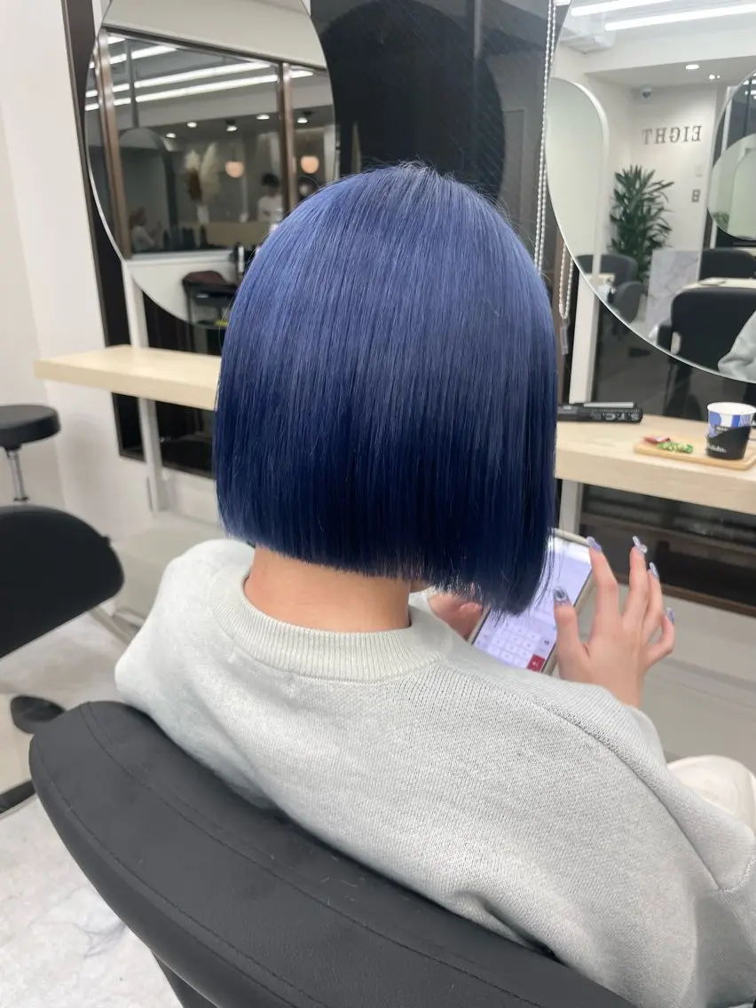 ショート ヘアカラー 艶ハイトーン/透明感 カラー/RUNAのヘアスタイル