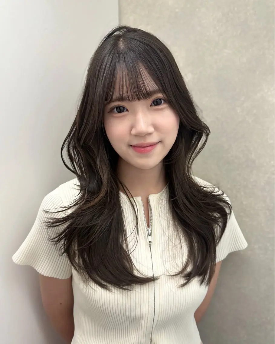 ロング カット 韓国ヘアメンズ・レデ ィース特化ミクのヘアスタイル