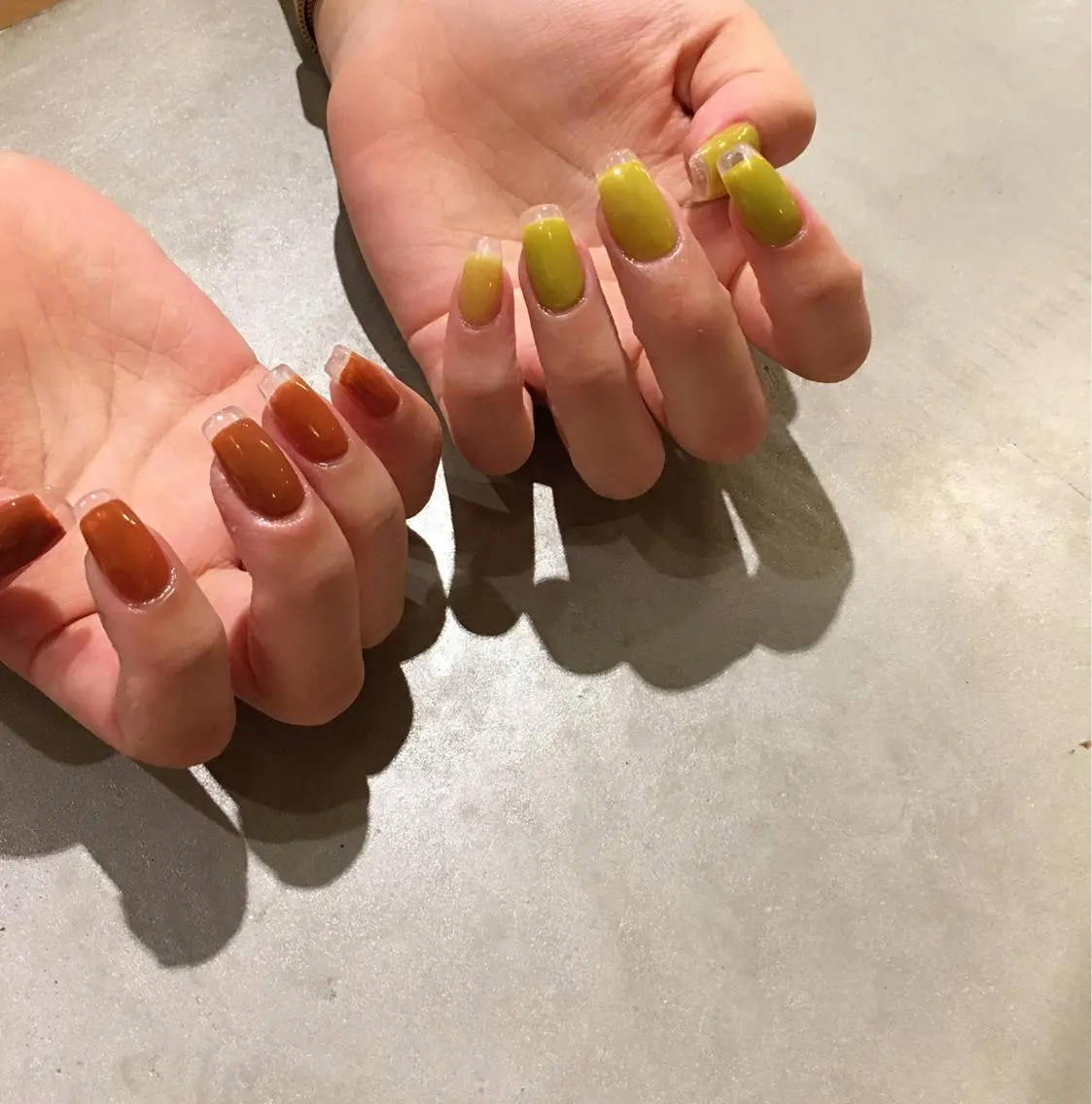ネイル クリアネイル フレンチネイル 持ち込み スカルプネイル ハンドネイル nail salon Soeurのネイルデザイン