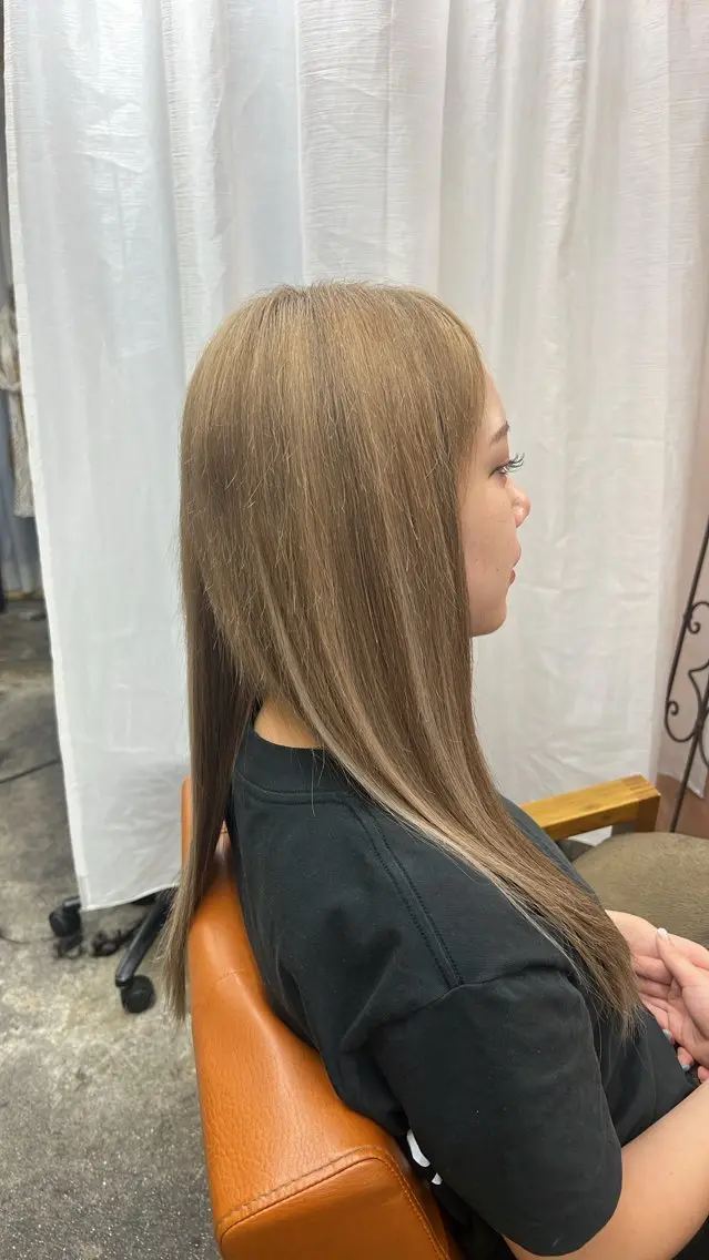 ロング エクステ ともざねゆか UniQ/岡山駅のヘアスタイル