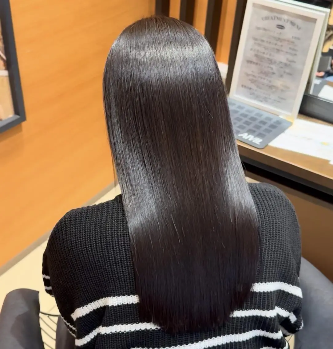 セミロング カット 縮毛矯正 FJ/髪質改善💎 縮毛矯正/特化サロンのヘアスタイル