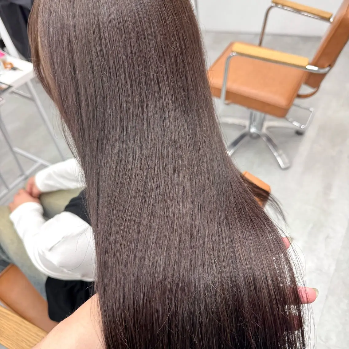 ロング カラー ヘアアレンジ ヘアカラー トリートメント ブリーチなしカラー /新百合ヶ丘/安形翔のヘアスタイル