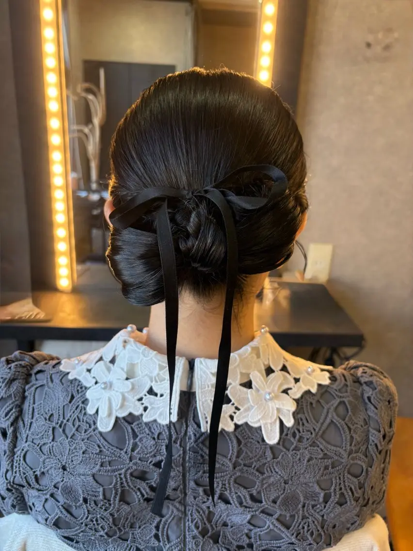 ロング ヘアメイク スーのヘアスタイル