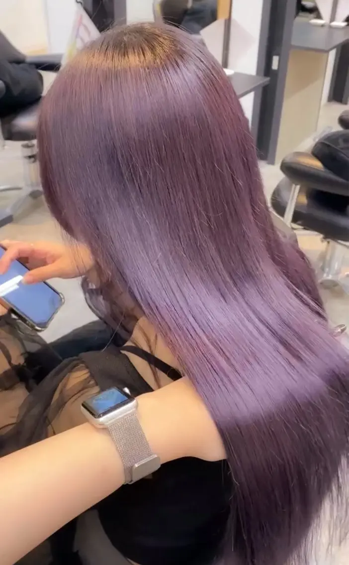 ロング カラー ヘアカラー トリートメント 🪐レイヤー/抜け感 カラー/加野彩果🪐のヘアスタイル