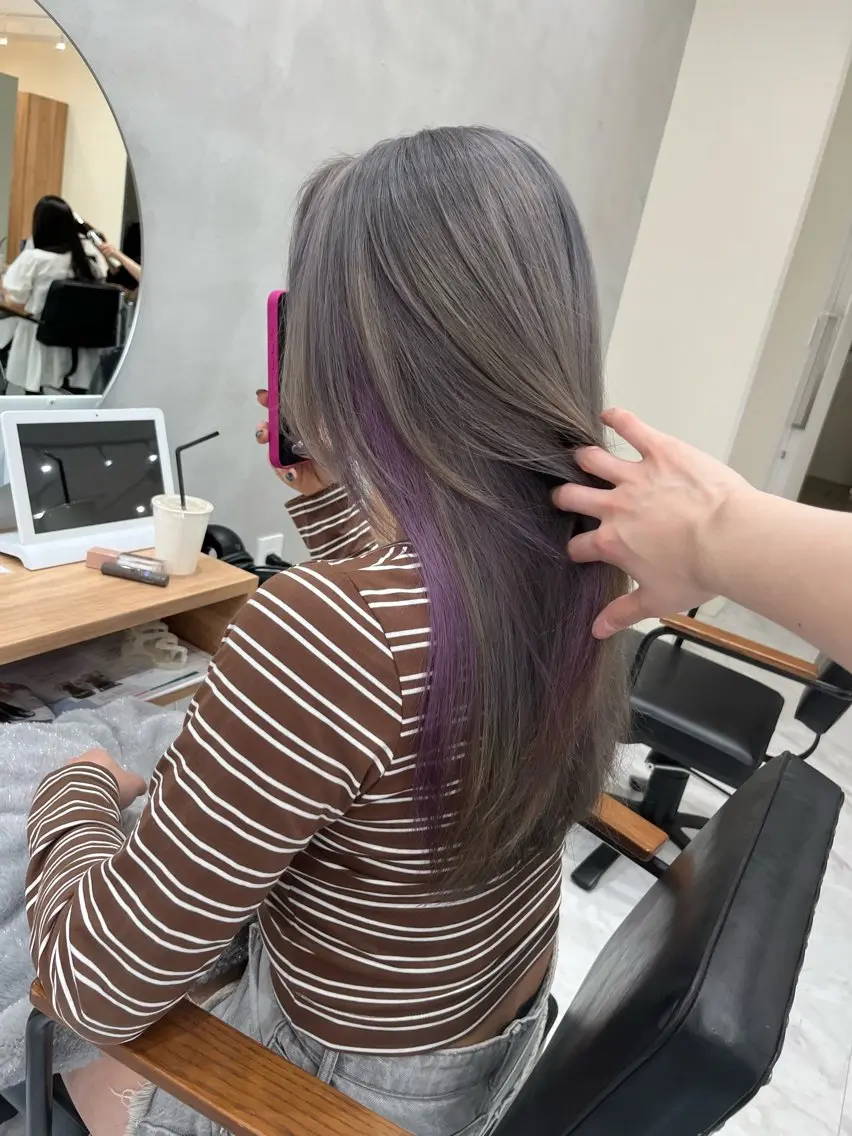 ロング ヘアカラー カラーリスト カラー特化/ゆづきのヘアスタイル