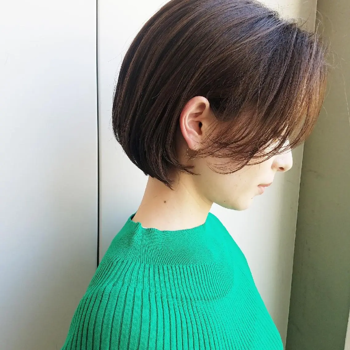 ショート カラー ネイル パーマ マツエク・マツパ ヘアアレンジ ショートボブ ボブ ショートヘア カジュアル ショートネイル iplus　眉毛と まつげパーマ専門店のマツエク・マツパデザイン