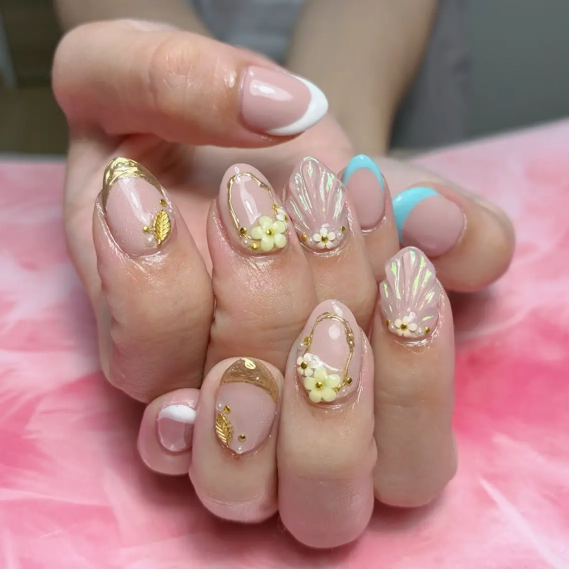 ミディアム ハンドネイル hs nail salonのネイルデザイン