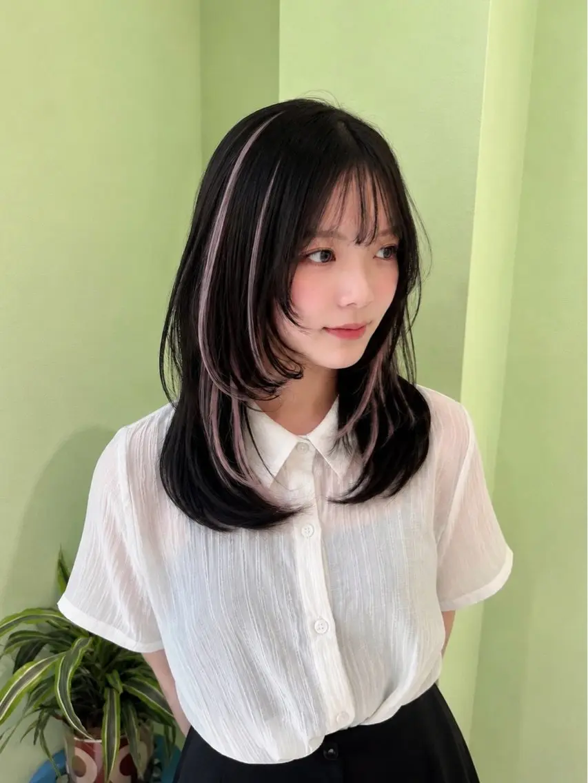 エクステ 横浜/デザインカラー 個性派ヘアメ/まこのヘアスタイル
