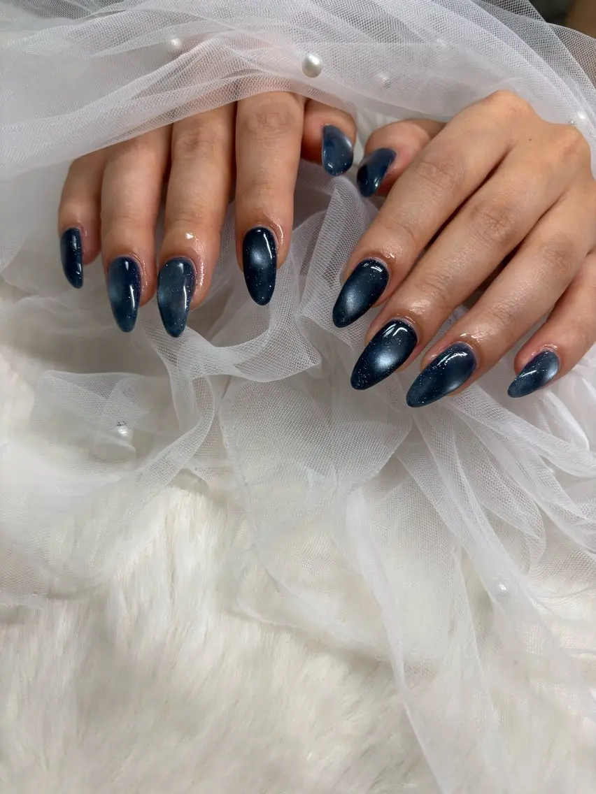 ネイル マグネットネイル ハンドネイル Lottynail 🫧Yuunaのネイルデザイン