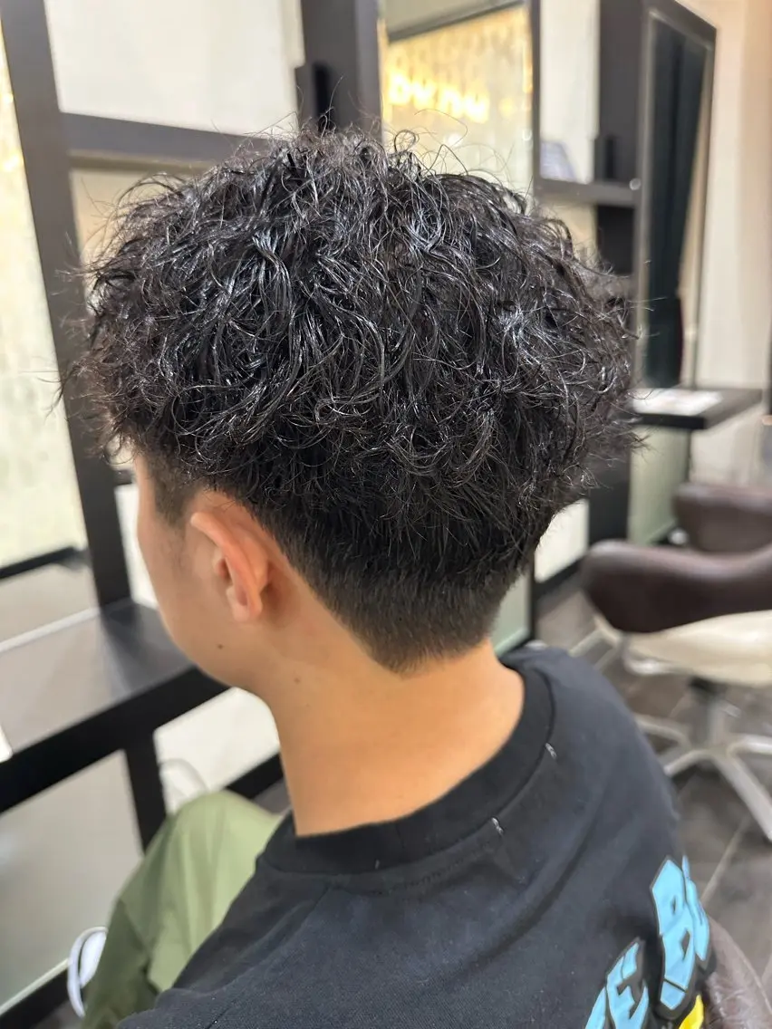 パーマ ナチュラルヘア 神田一瑳のヘアスタイル