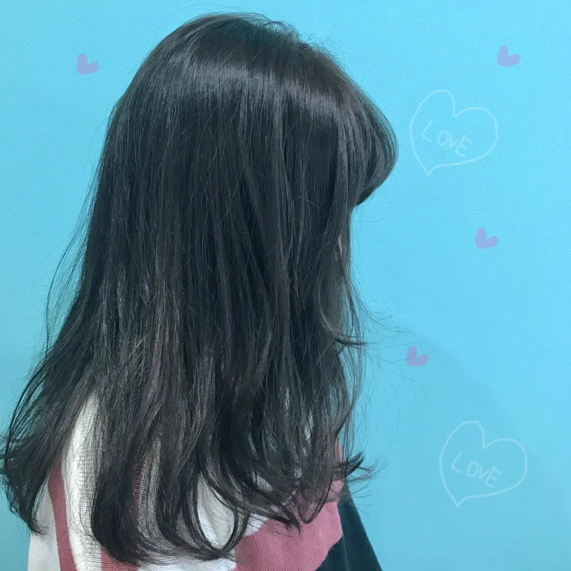 ミディアム カラー ブルーカラー ブルージュ 新宿駅近♡個室 ♡関口三都季🌜のヘアスタイル