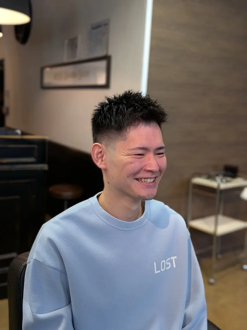 ショート メンズ 衛藤 星芭のヘアスタイル