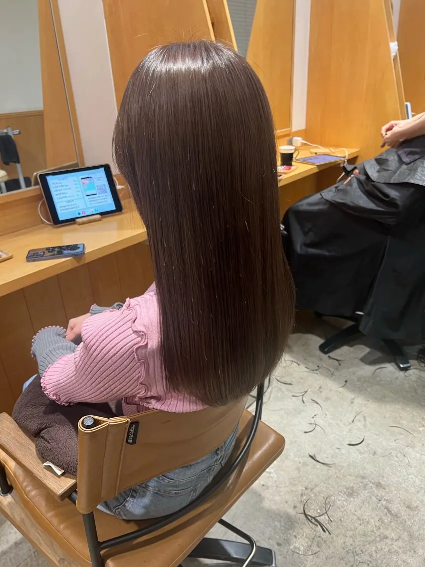 セミロング 髪質改善 トリートメント ✨艶髪✨ 透明感カラー Rinのヘアスタイル
