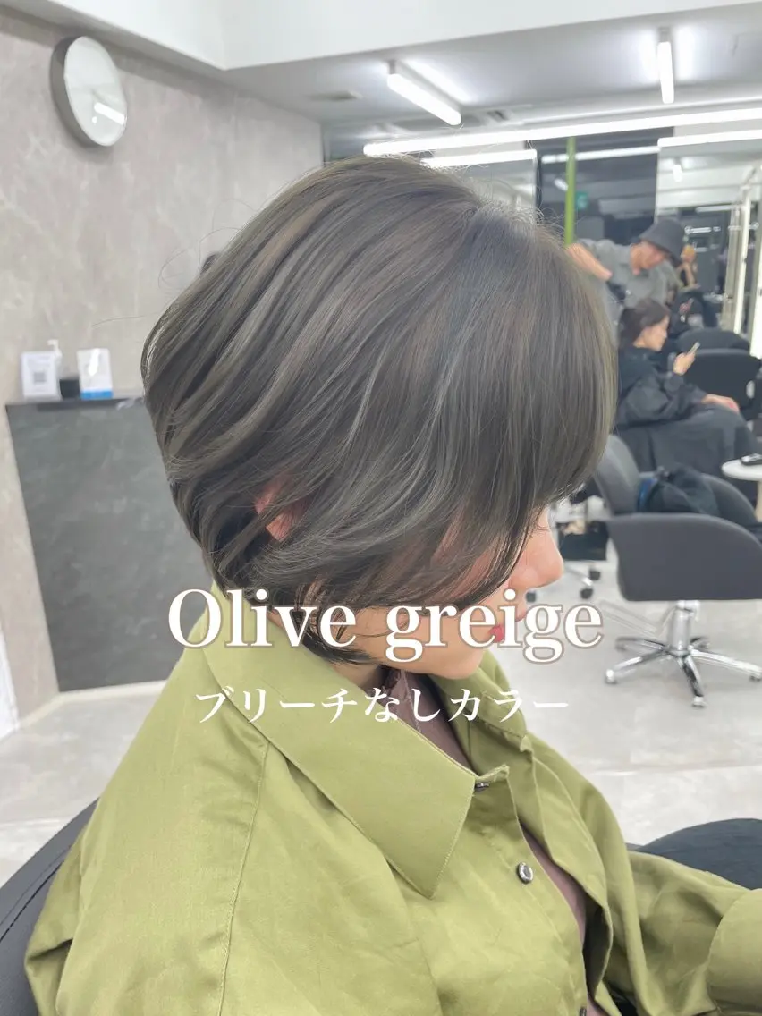 ショート カラー 心斎橋/ブリーチなし 髪質改善/レイヤーのヘアスタイル