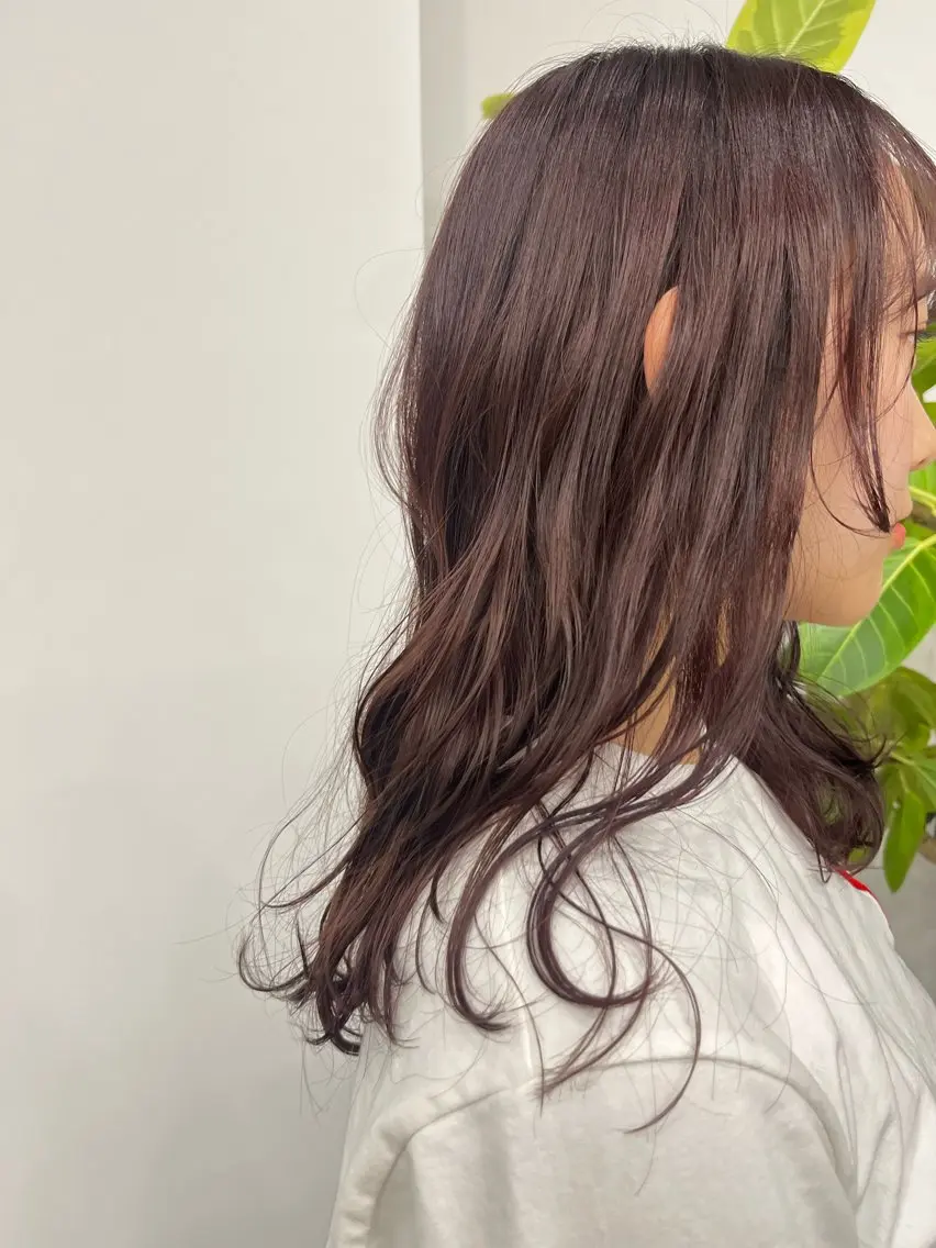 セミロング カラー ヘアカラー 門崎未依/レイヤー/ メンズカット🪿🌼のヘアスタイル