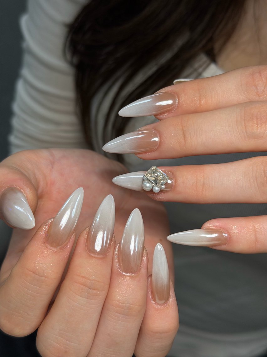 ネイル 韓国ネイル シンプルネイル ワンホンネイル ハンドネイル CoMo Nailのネイルデザイン