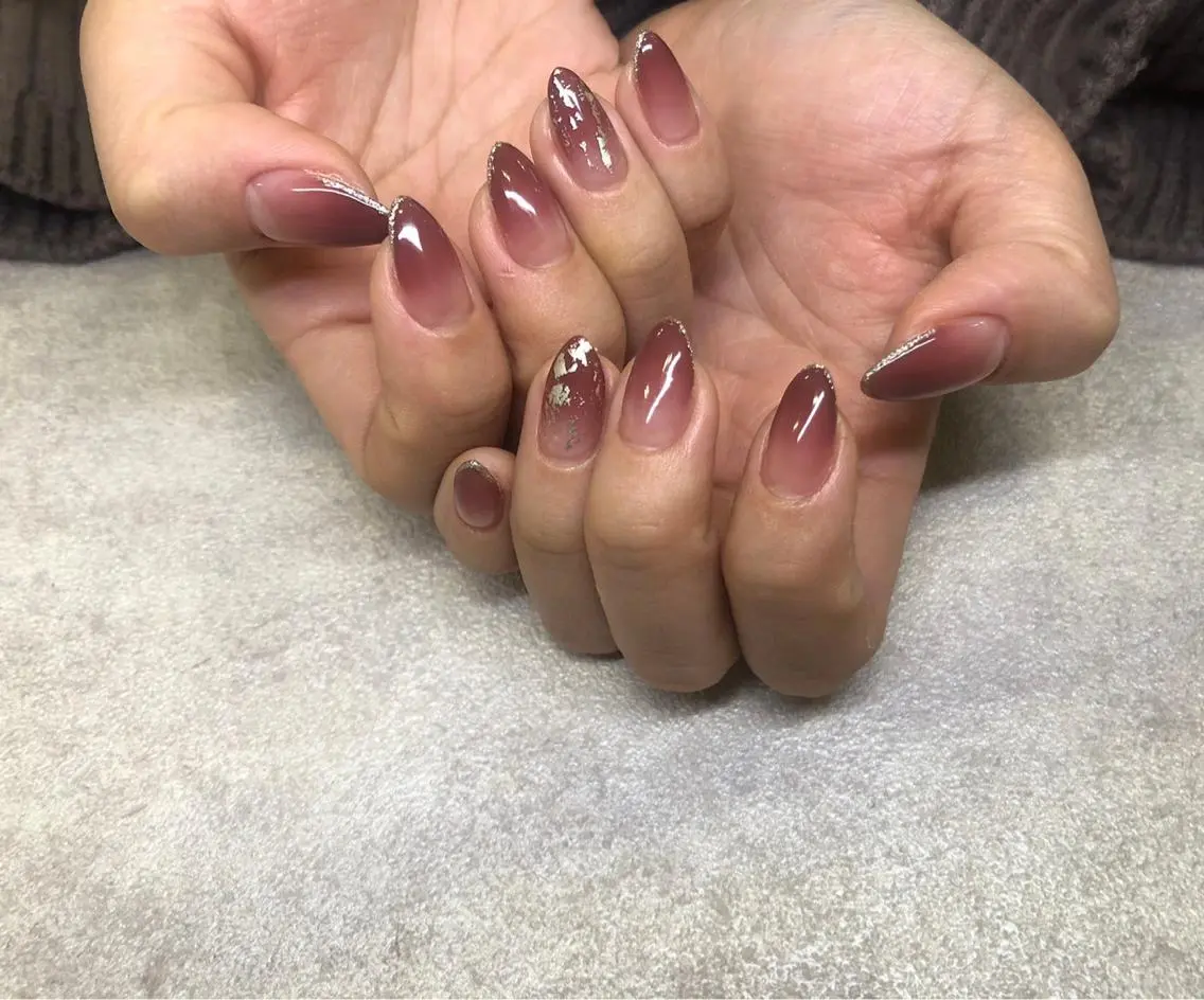 ネイル グラデーション nail salon monailのネイルデザイン
