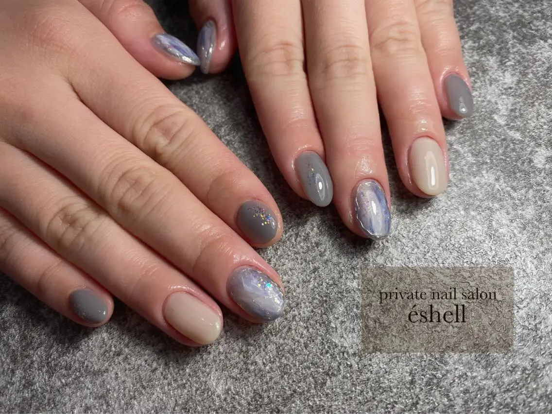 ネイル ハンドネイル nail salon éshellのネイルデザイン