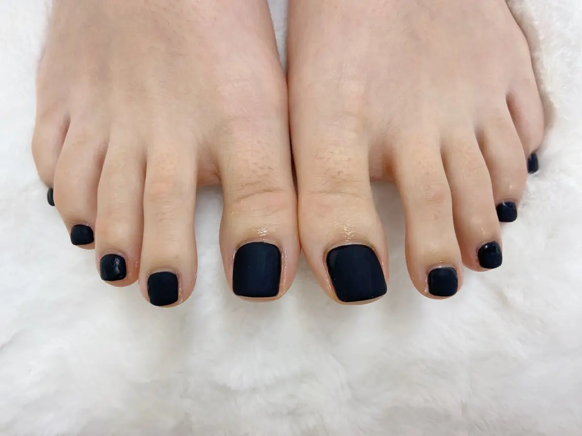 ネイル フットネイル マットネイル ワンカラーネイル 5C NAIL 5C NAILのネイルデザイン