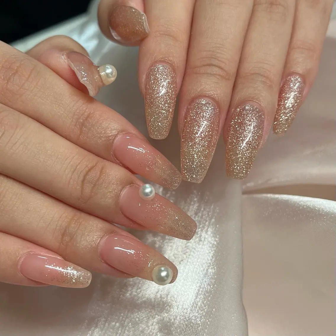 ネイル ハンドネイル joie ange rinna上本町のネイルデザイン