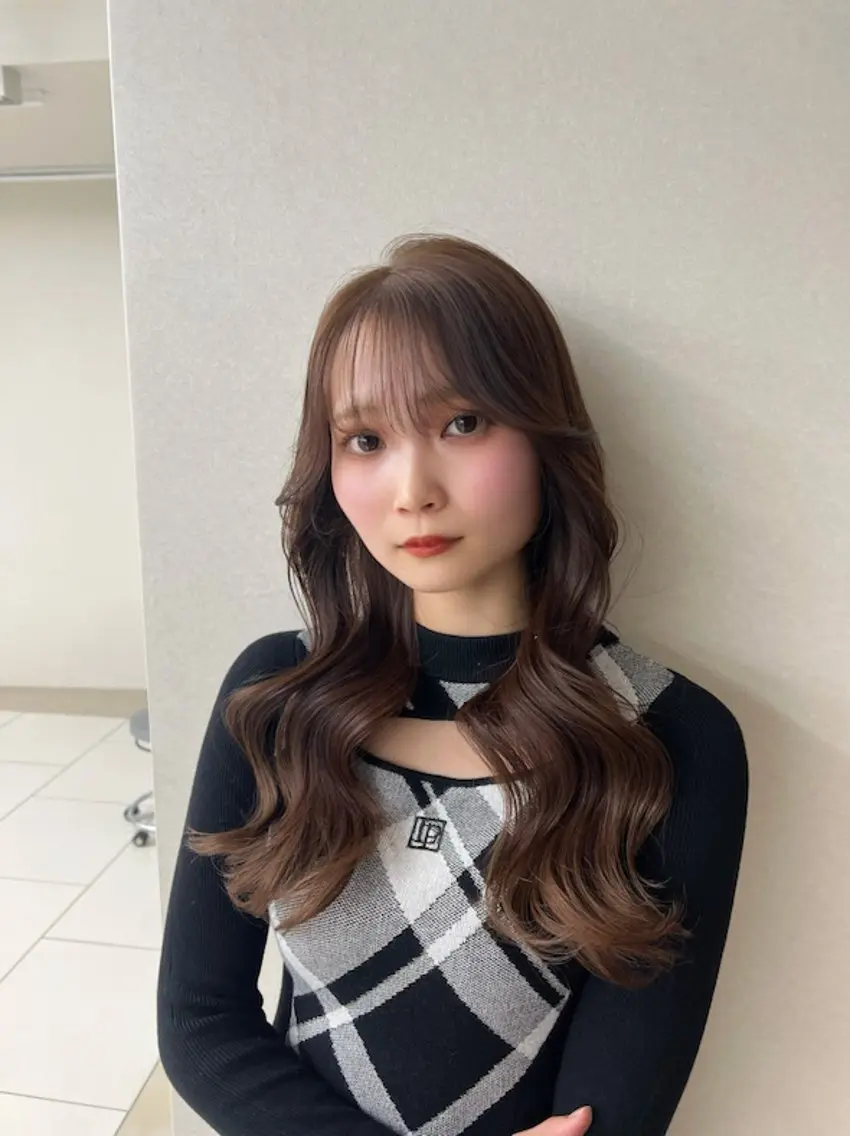 セミロング カット ヘアカラー 透明感カラー/ 髪質改善/kuroのヘアスタイル