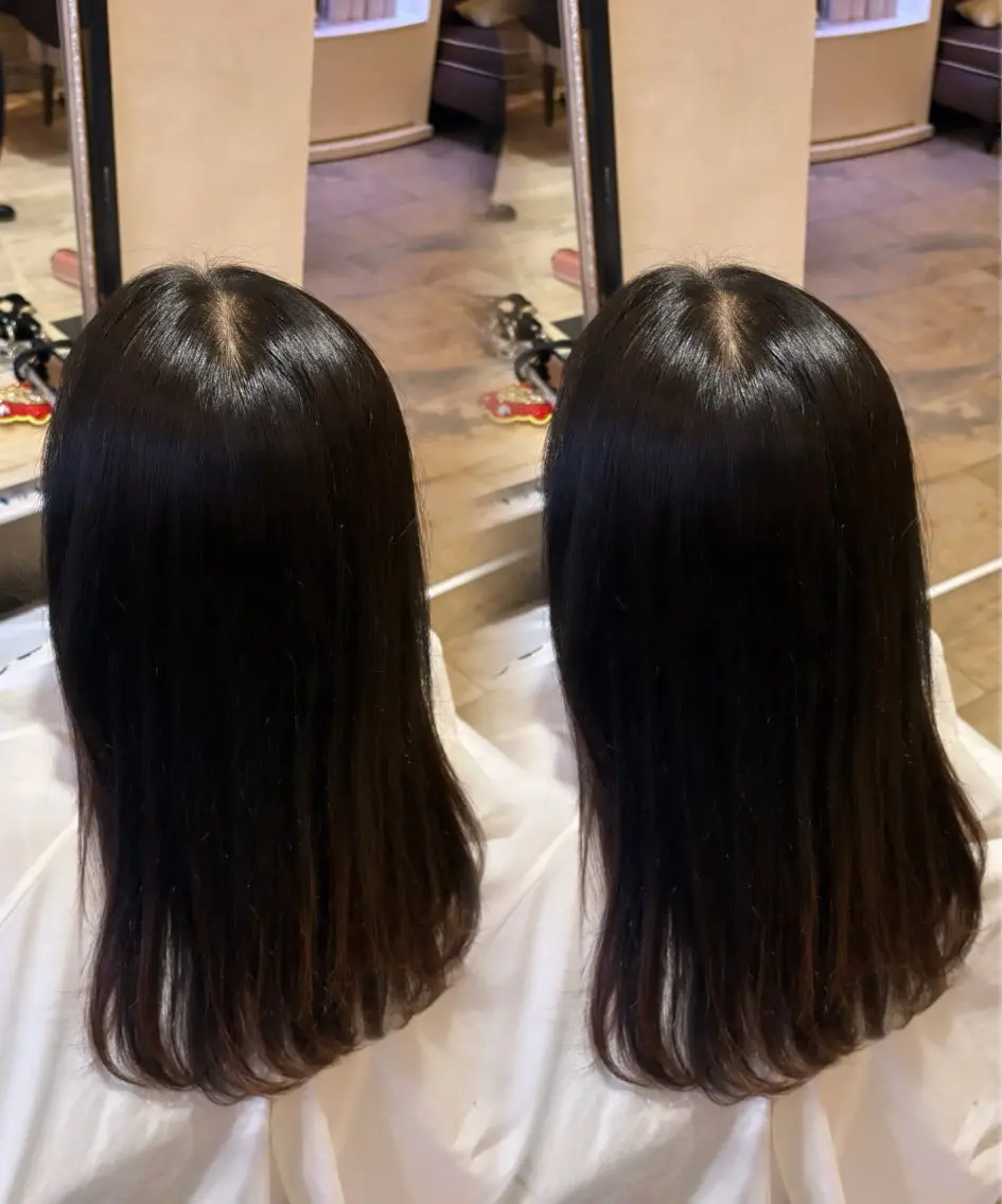 セミロング ヘッドスパ 杉本 奈々美のヘアスタイル