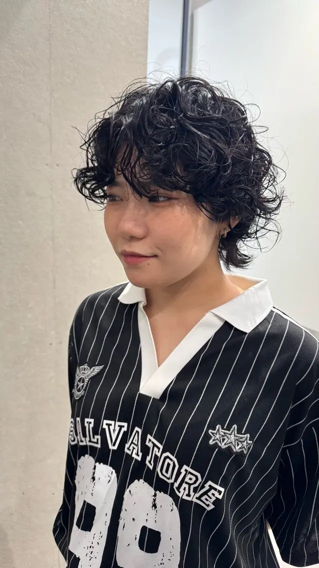 ショート パーマ ショートヘア カット パーマ トリートメント センスをお届けします 大谷将生infpのヘアスタイル